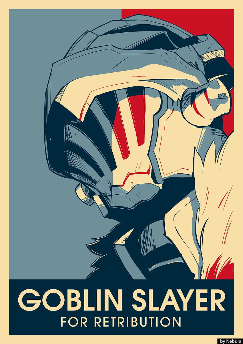 Goblin Slayer poster with the style of Shepard Fairey : GoblinSlayer, goblin slayer iphone HD phone wallpaper