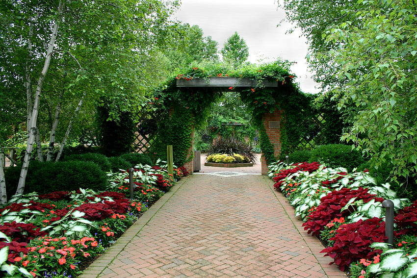 Gardens Michigan Home Widescreen Градината на света HD тапет