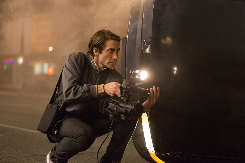 Nightcrawler'ın Yıldızları Jake Gyllenhaal Obsesif bir Nightcrawler filmi olarak HD duvar kağıdı