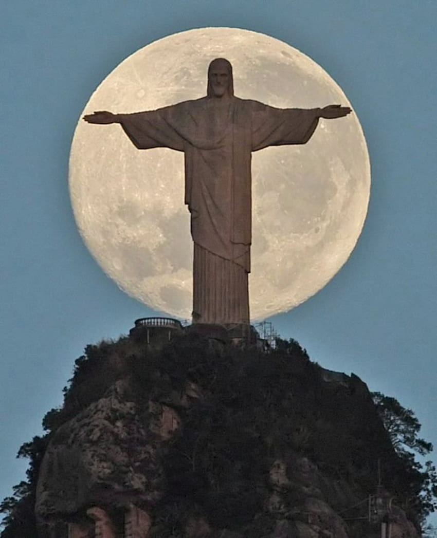 Rio De Janeiro Brazil Statue Mobile diposting oleh Ryan Sellers, patung yesus wallpaper ponsel HD