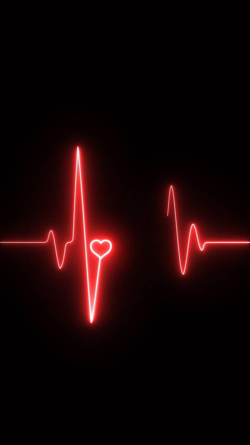 Heart beats HD phone wallpaper