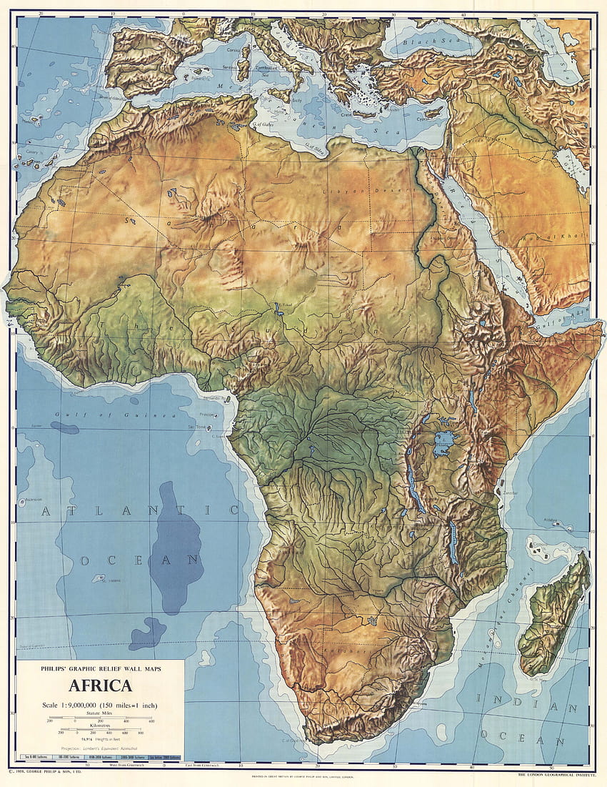 Mappa del mondo africa, mappa del mondo dell'India, mappa, mappa fisica Sfondo del telefono HD