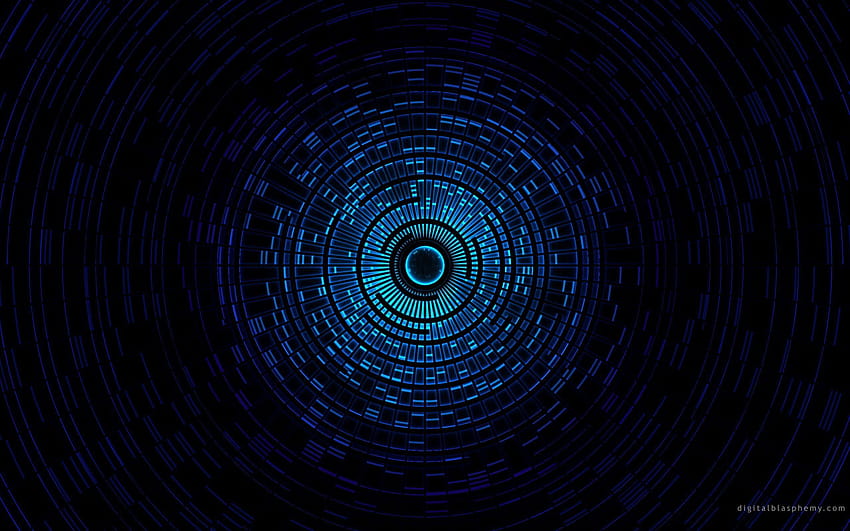 Cr8ive Inspiration, blue and black HD wallpaper