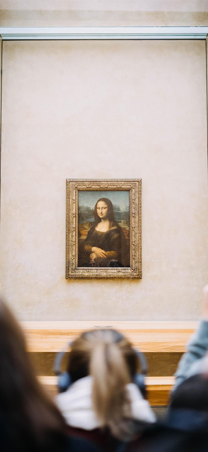 Mona Lisa amongst the crowd iPhone, monalisa phone HD phone wallpaper