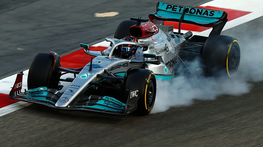 Mercedes « en difficulté » ? George Russell en forme en F1 avant le GP de Bahreïn alors que Red Bull et Ferrari montent, george russel 2022 Fond d'écran HD