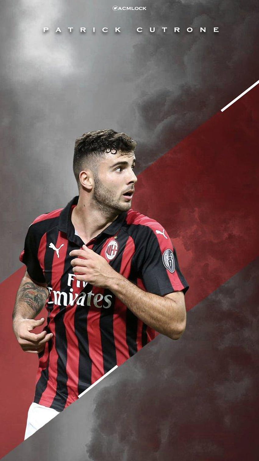 AC Milan Lockscreens on Twitter:, patrick cutrone HD phone wallpaper