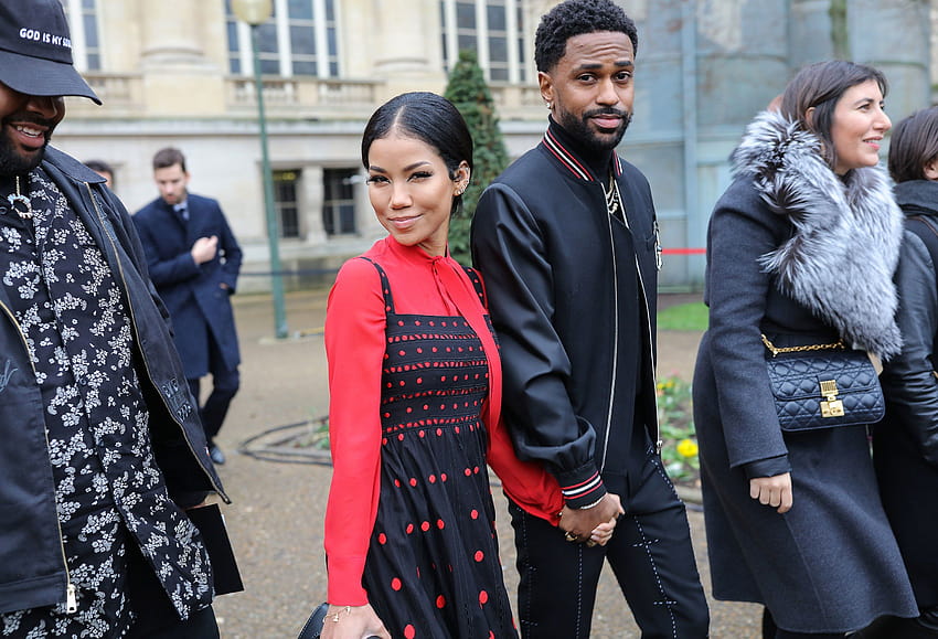 Big Sean and Jhene Aiko's Couples Style at Couture Spring 2018, jhene aiko and big sean HD wallpaper