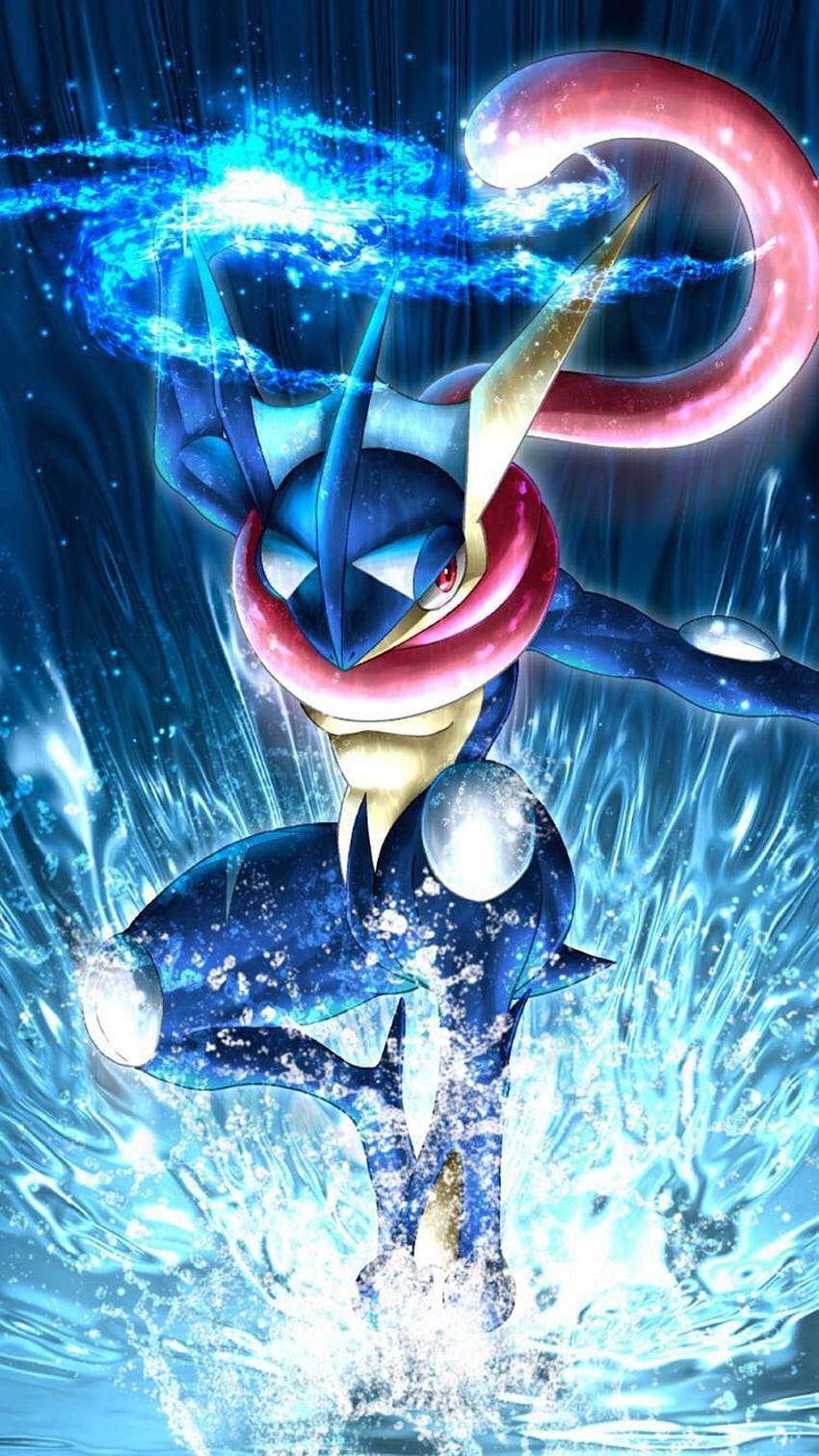 das Greninja-Pokémon Android HD-Handy-Hintergrundbild