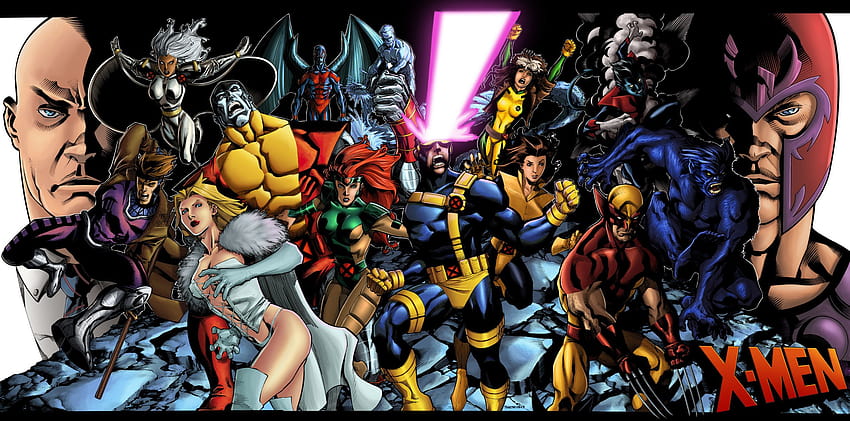 16 Xmen-Ideen, X-Man-Cartoon HD-Hintergrundbild