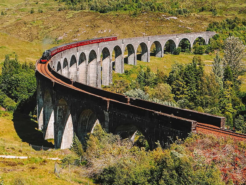 A MUGGLES GUIDE ON HOW TO SEE THE MAGICAL HOGWARTS EXPRESS AT, mobile glenfinnan viaduct HD wallpaper
