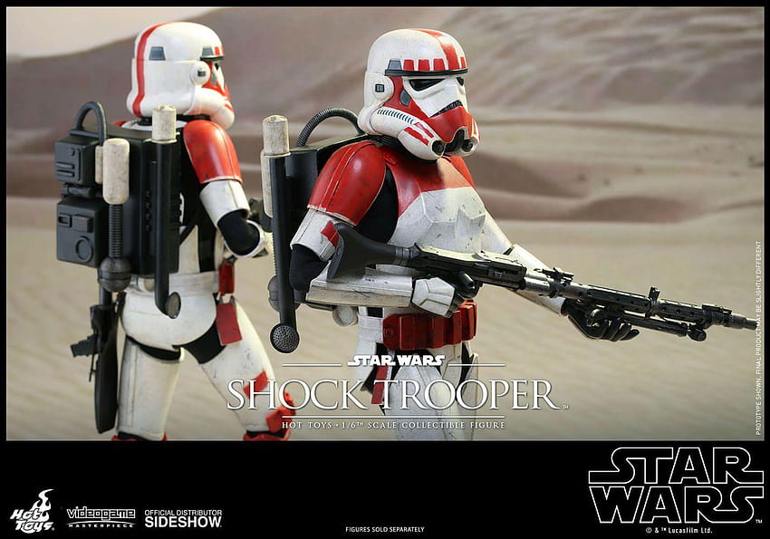 Figurine à l'échelle 1/6 de Star Wars Shock Trooper par Hot Toys Fond d'écran HD