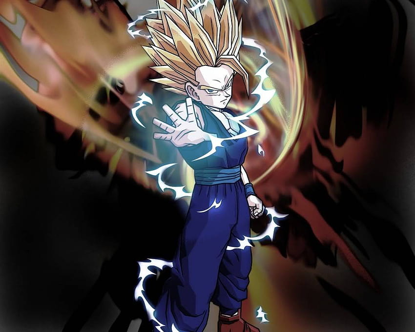 anime, Dragon Ball Z, Dragon Ball, Gohan, Son Gohan, Super Saiyan, gohan new form HD wallpaper