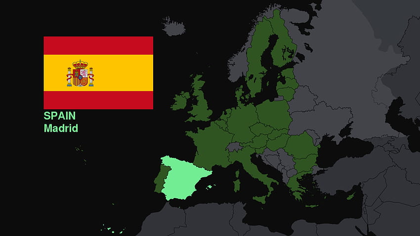 Spain, Flag, Map, Europe / and Mobile Backgrounds, spain map HD wallpaper