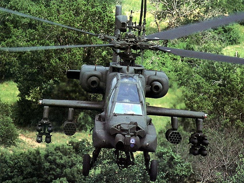AH, apache attack helicopter HD wallpaper