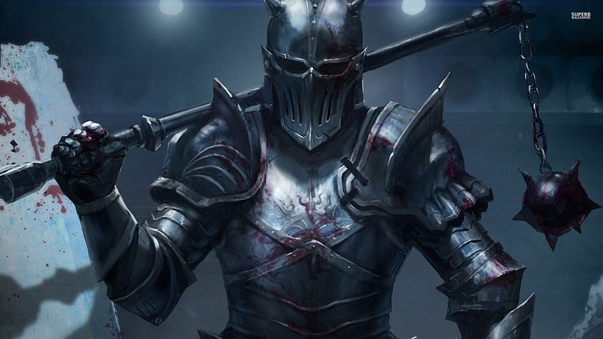 Knight Armor on Dog, armadura corporal papel de parede HD