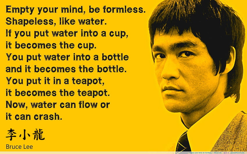 bruce lee quotes HD wallpaper