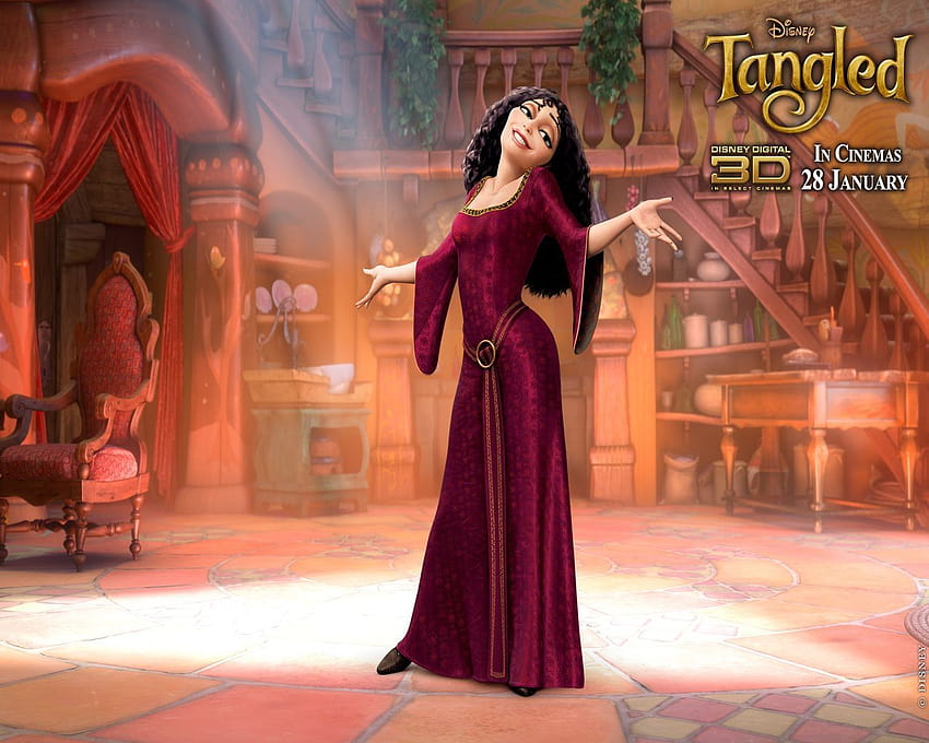 Disney Tangled Mother Gothel HD wallpaper | Pxfuel