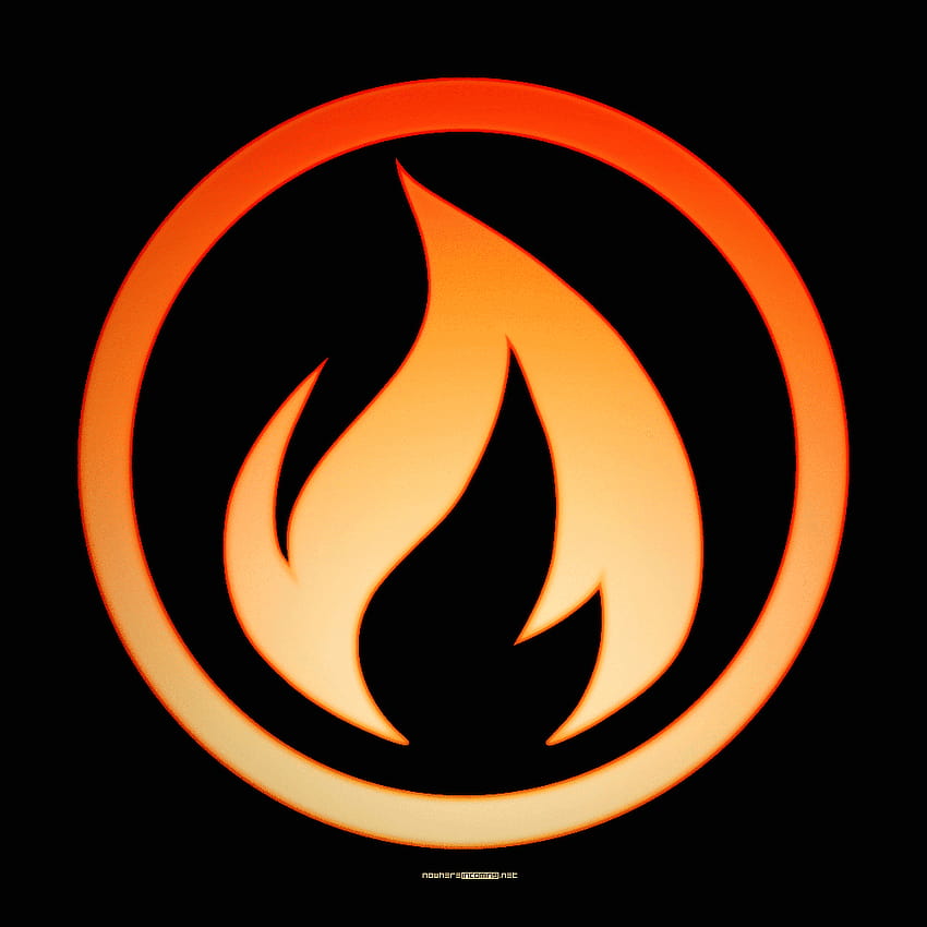 loghi di fuoco, logo Sfondo del telefono HD