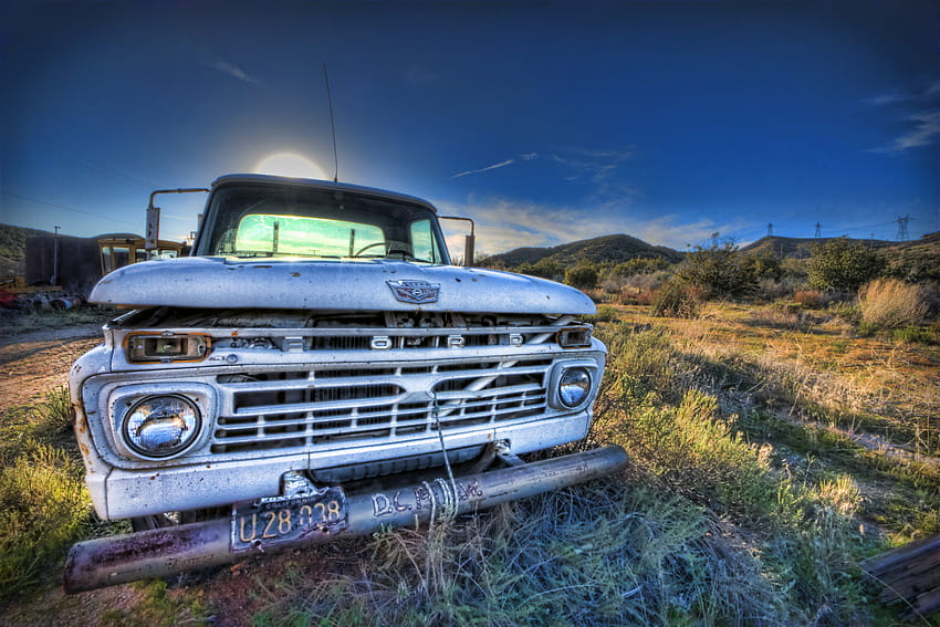 Vintage Pickup Truck, farm truck HD wallpaper