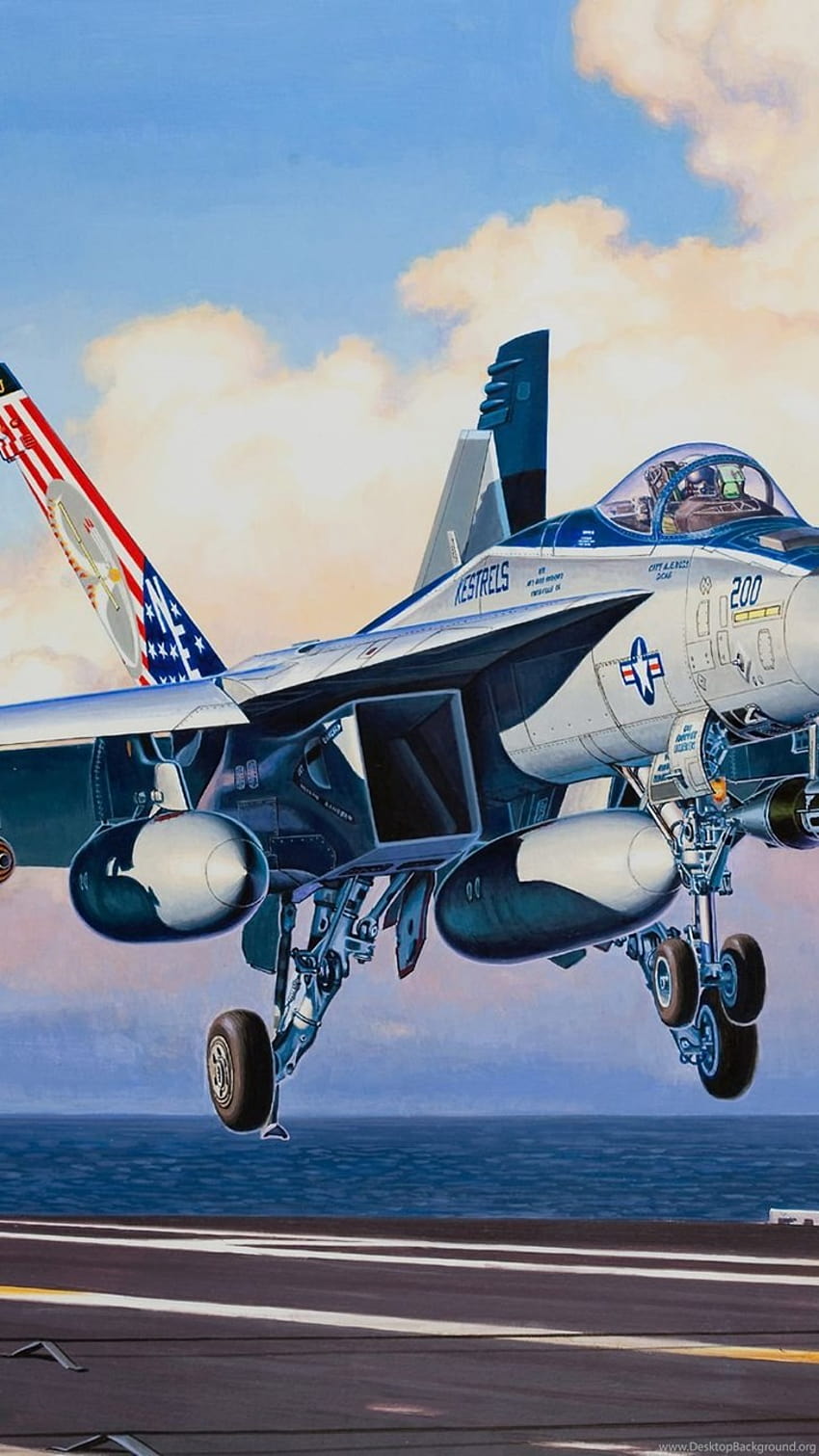 Avion Peinture Art Boeing F/A 18E Super Hornet ... Arrière-plans, boeing fa 18f super hornet Fond d'écran de téléphone HD