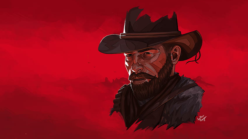 of Arthur Morgan, Red Dead Redemption 2, RDR2, Art, rdr 2 HD wallpaper