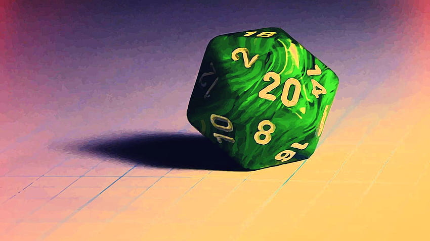 Dungeons and Dragons D20, indoor games HD wallpaper