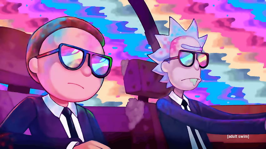 Rick And Morty Purple Backgrounds 1920x1080、リック アンド モーティ コンピューター 高画質の壁紙