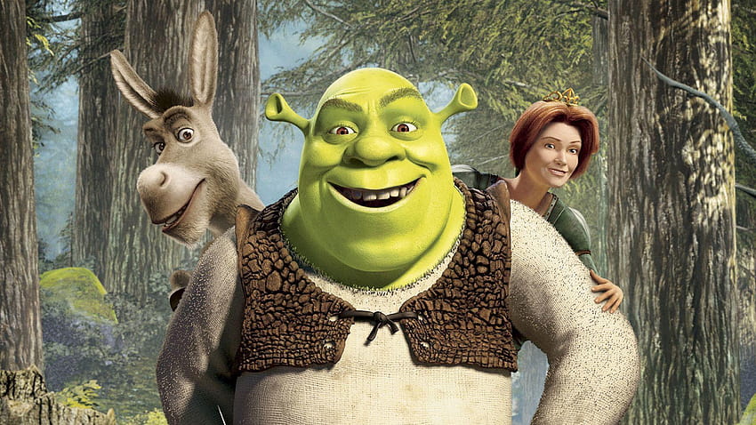 1920x1080 Shrek, Esel und Fiona, Esel Shrek HD-Hintergrundbild