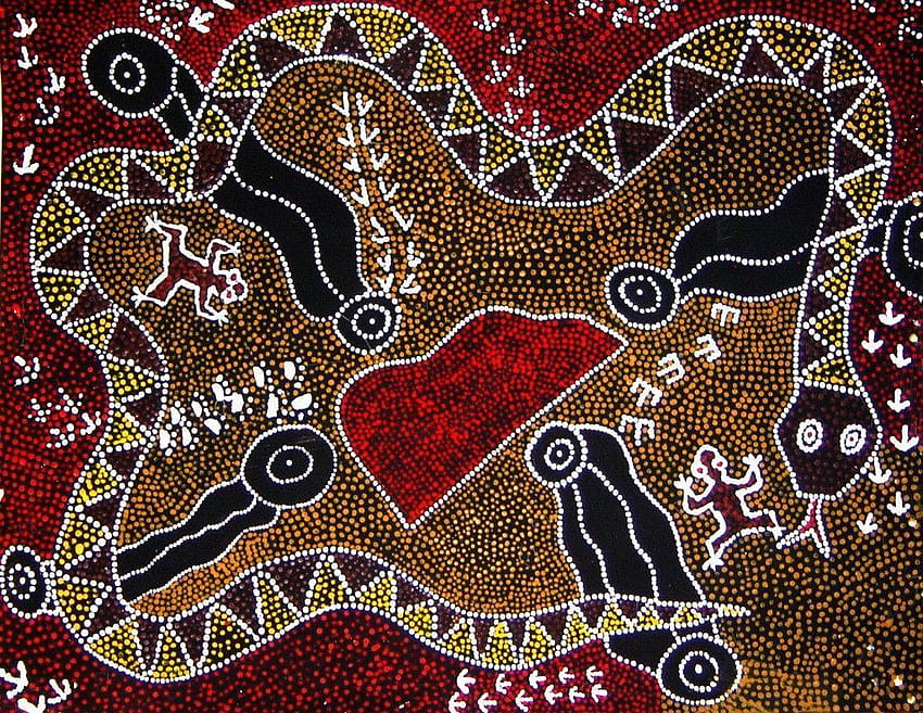 C, H Aborigin Dreamscapes, seni aborigin Wallpaper HD
