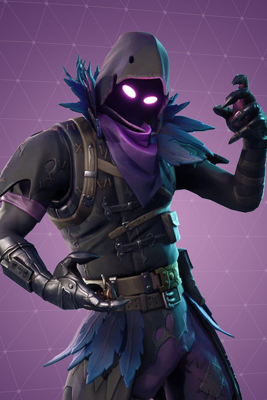 1440x2630 fortnite, warrior, video game, raven, galaxy skin HD phone wallpaper