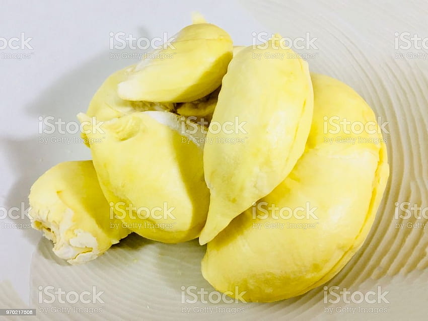 Golden Sweet Durian Una fruta famosa en Tailandia Stock fondo de pantalla