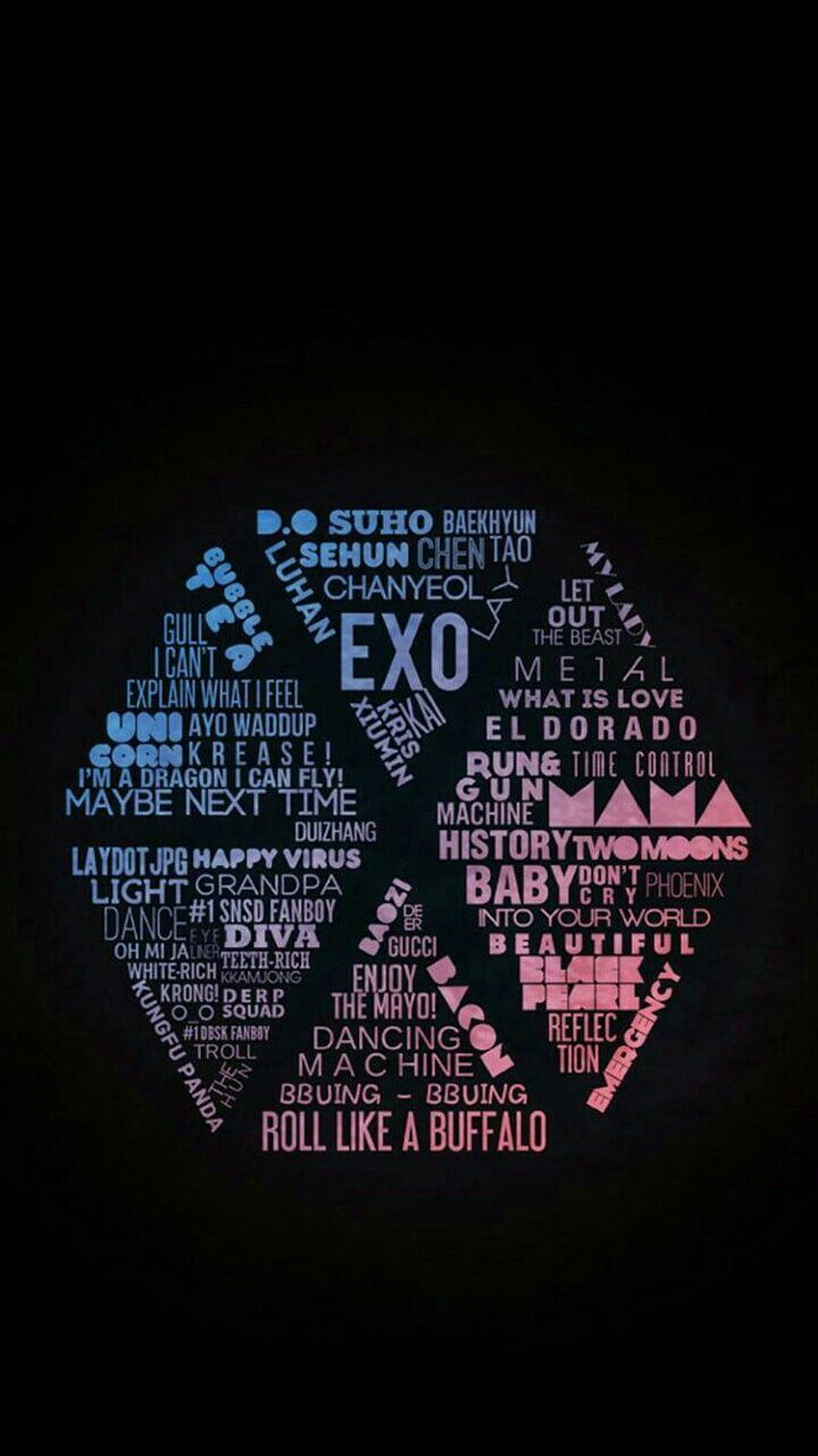No EXO No Life ❤, k pop exo HD phone wallpaper
