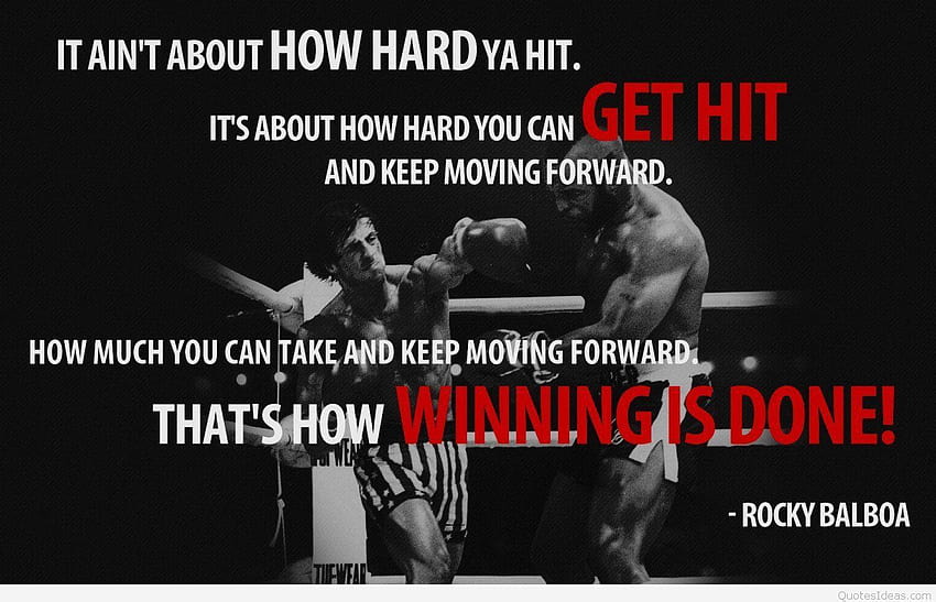 Sylvester Stallone Rocky quotes new HD wallpaper | Pxfuel