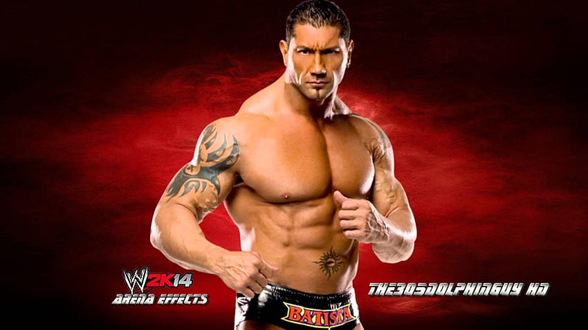 Grupo de superestrellas de la WWE, luchador de la WWE Batista fondo de pantalla