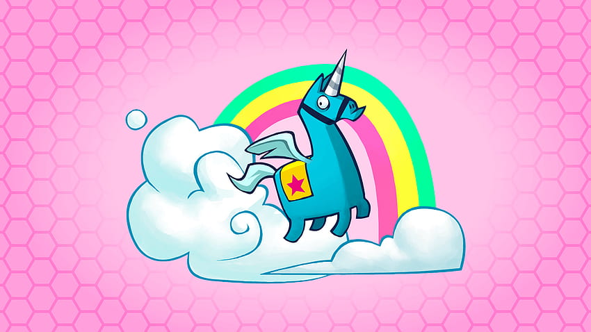 Unicornio brillante y limpio: FortNiteBR, llama fortnite fondo de pantalla