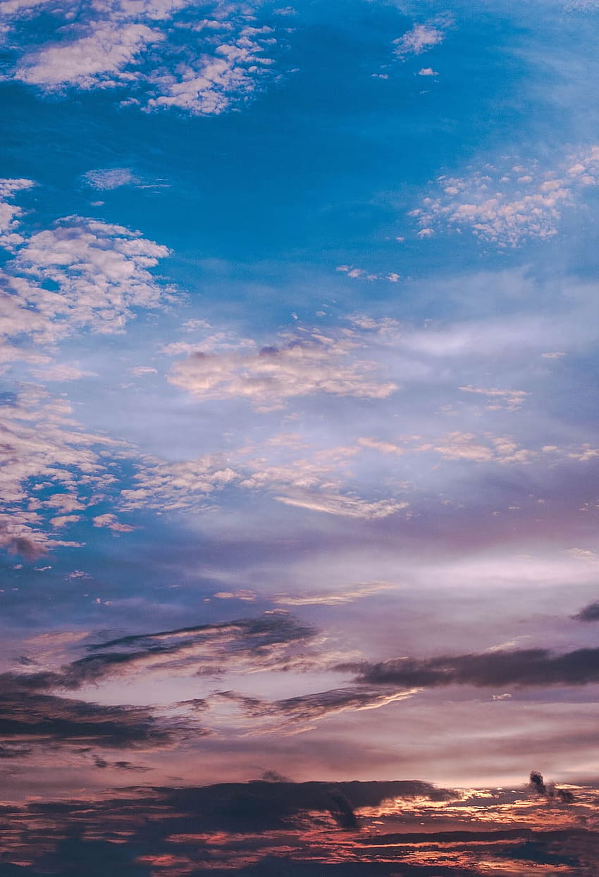 sky, skies, clouds, beautiful, sunset, sunrise, pune, india, CC0, public domain, royalty, beautiful sunset clouds HD phone wallpaper