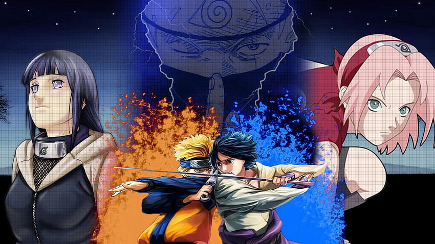 Naruto ama a Hinata, naruhina fondo de pantalla
