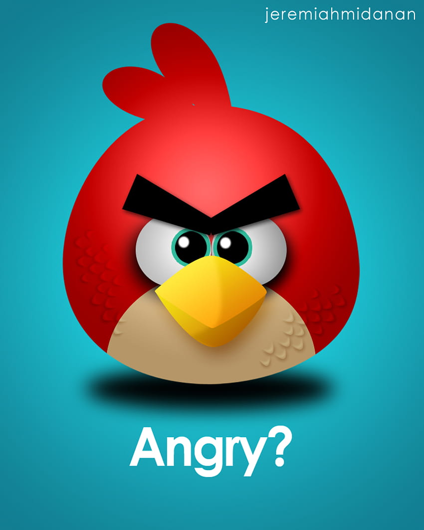 Red bird of Angry Birds cartoon 7png [800x1000] for your , Mobile & Tablet, bird cartoon HD phone wallpaper