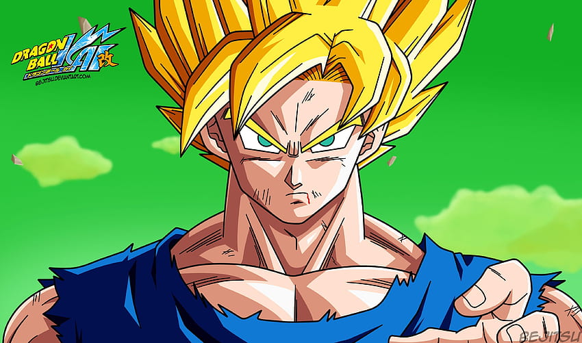 super saiyan 2 goku anime Dragon Ball Z, goku green HD wallpaper