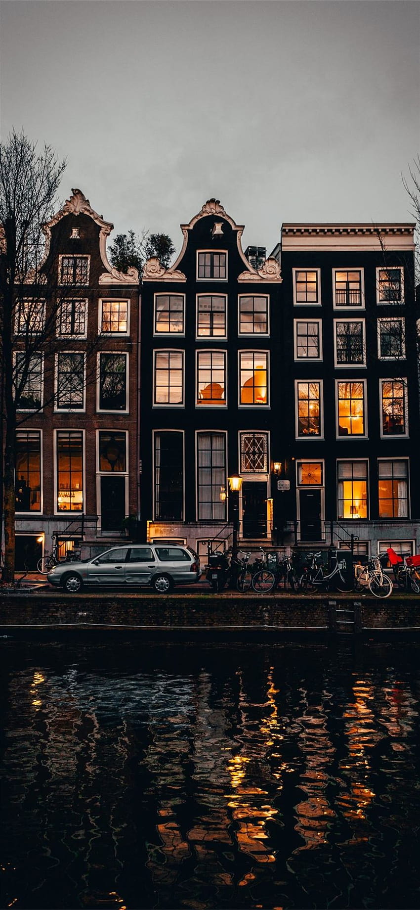 最高のアムステルダム iPhone 11、アムステルダムの夜のアンドロイド HD電話の壁紙