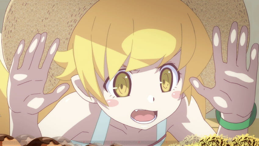 Monogatari-Serie, Oshino Shinobu, Anime-Mädchen HD-Hintergrundbild
