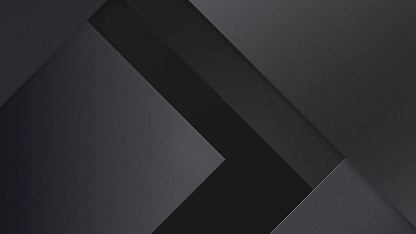 Material design, Geometric, Stock, Dark, Black, geometric black HD wallpaper