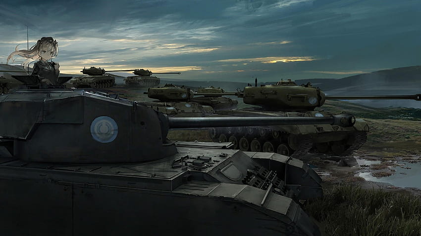 2120x1192 Girls Und Panzer, Medan Perang, Tank Wallpaper HD