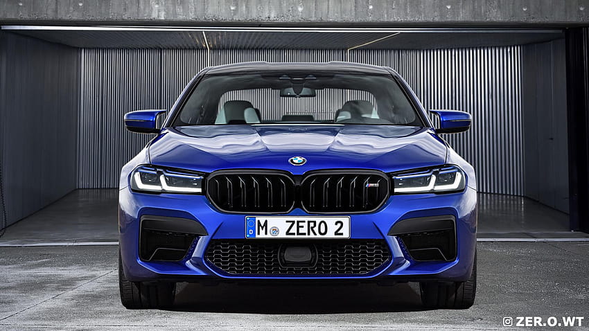 2021 BMW M5 Facelift: Renders show the front and rear of the F90 LCI, bmw f90 2021 HD wallpaper