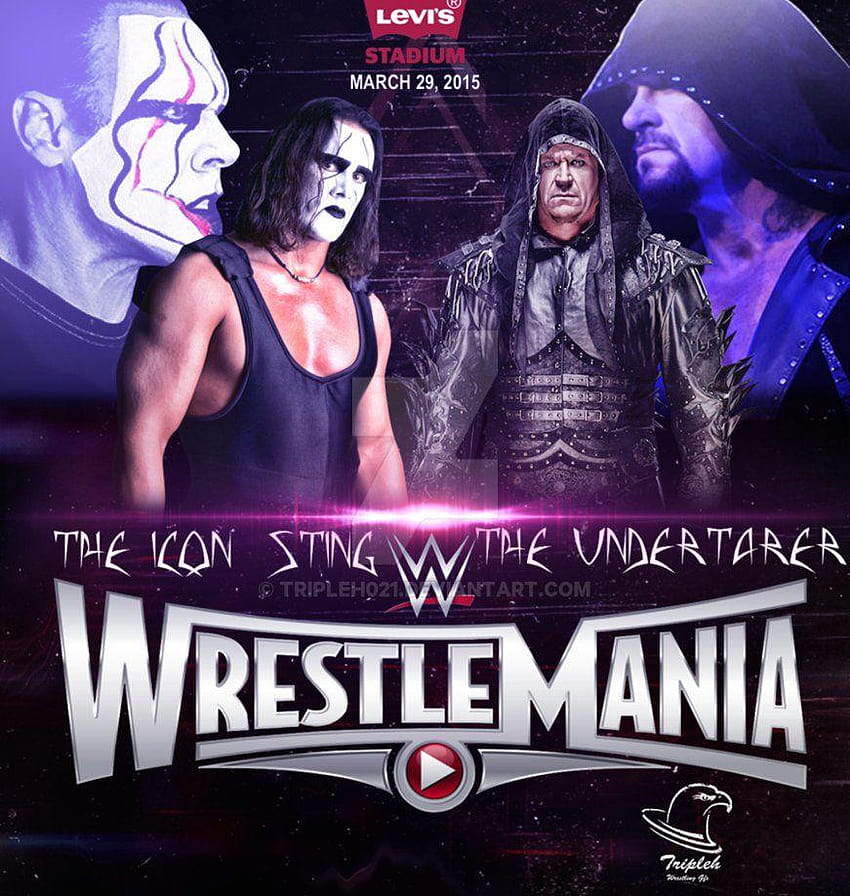 Sting vs The Undertaker Wrestlemania 31 por Tripleh021 fondo de pantalla del teléfono