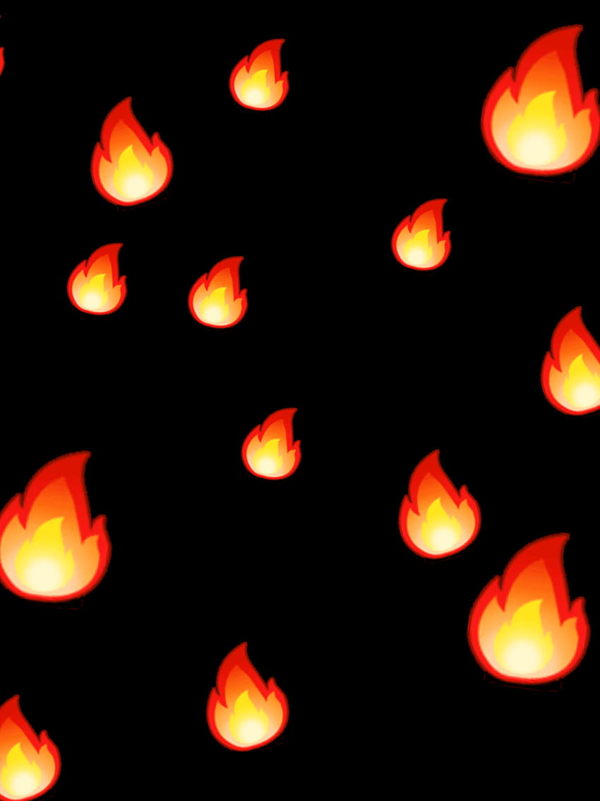 огнени ивици емоджи фонове 321130766336211 от @maevaj, огнени емотикони HD тапет за телефон