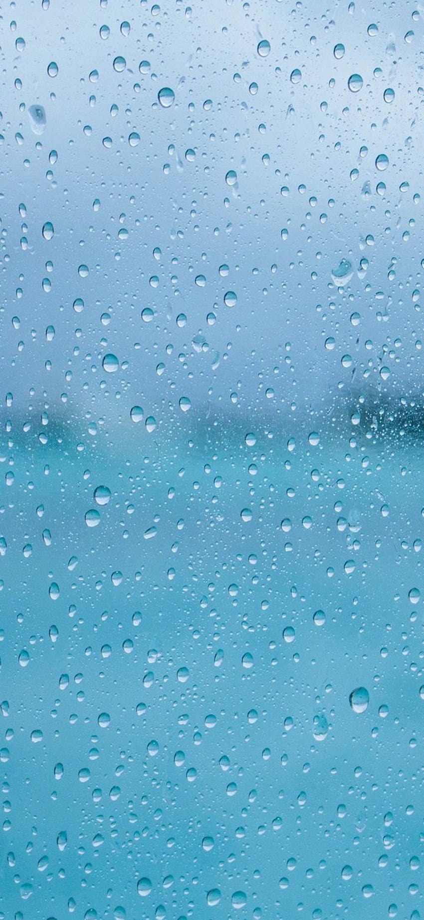 Krople deszczu Ściany telefonu, kolorowe krople deszczu Tapeta na telefon HD