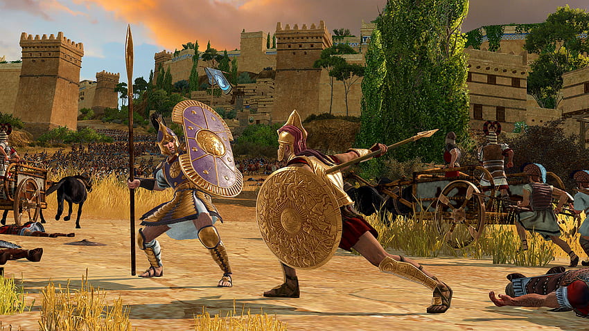 How Total War Saga: Troy uses the infamous Trojan Horse HD wallpaper