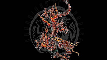 fire dragon wallpaper chinese