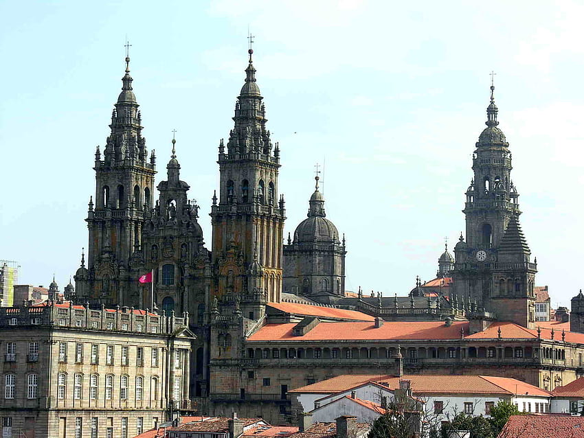 Kathedrale von Santiago de Compostela HD-Hintergrundbild